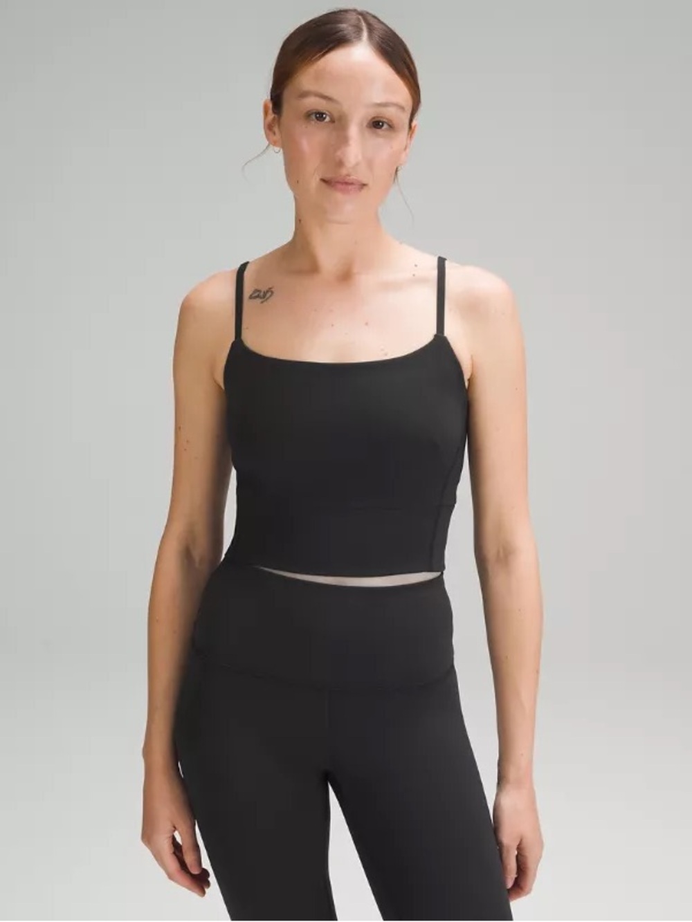 Lululemon Wunder Train Strappy Tank Top in black